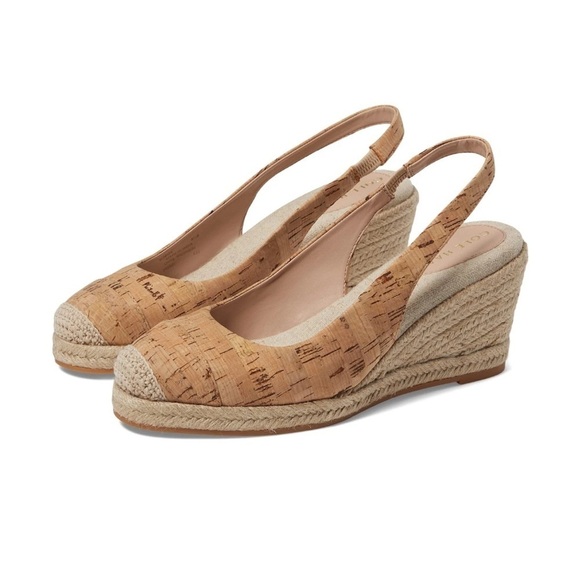 Cole Haan Shoes - Cole Haan Women’s Cloudfeel Espadrille Wedge Slingback Sandal Size 8